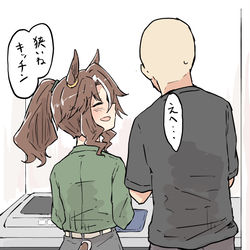 This is a pixiv picture whose title is 新築ボロアパート.