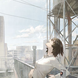 This is a pixiv picture whose title is 後輩.