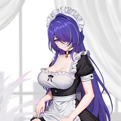 This is a pixiv picture whose title is 女仆黄泉.