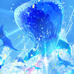 This is a pixiv picture whose title is 晴れ時々ネモフィラ.