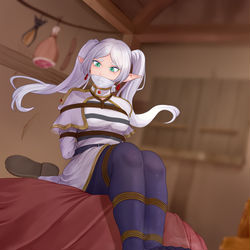 This is a pixiv picture whose title is 葬送のフリーレン.