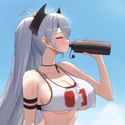 This is a pixiv picture whose title is オイゲン.