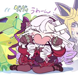 This is a pixiv picture whose title is 私利私欲ガエルとサロメ嬢.