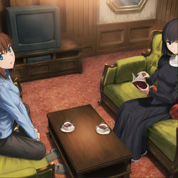 This is a pixiv picture whose title is 魔法使いの夜.