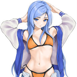 This is a pixiv picture whose title is ripped jeans.