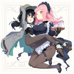 This is a pixiv picture whose title is 🤍☕🖤.