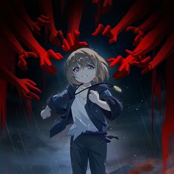 This is a pixiv picture whose title is 逃げて、カカワーシャ.