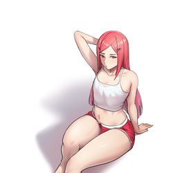 This is a pixiv picture whose title is 사복 나앤.