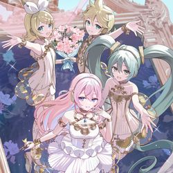 This is a pixiv picture whose title is 初音ミクシンフォニー2024.