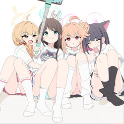 This is a pixiv picture whose title is スイーツ部イベ最高でした！.