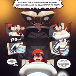 This is a pixiv picture whose title is Uncontrollable Appetite.