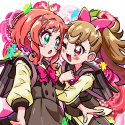 This is a pixiv picture whose title is 犬飼姉妹🎀🐶.