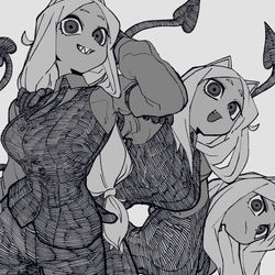 This is a pixiv picture whose title is ケルベロス.