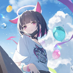 This is a pixiv picture whose title is 杏山カズサ.