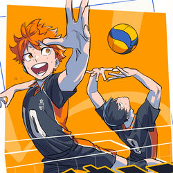 This is a pixiv picture whose title is ハイキュー読んだ.