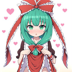 This is a pixiv picture whose title is たくし上げ雛.