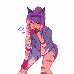 This is a pixiv picture whose title is 涙の向こう側へ.