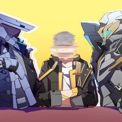 This is a pixiv picture whose title is 両手に花.