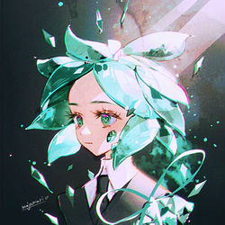 This is a pixiv picture whose title is 宝石の.