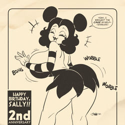 This is a pixiv picture whose title is Happy Birthday, Sally.