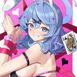 This is a pixiv picture whose title is Ako Rabbit Hole.