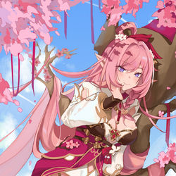 This is a pixiv picture whose title is 爱莉希雅.