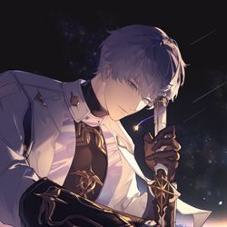 This is a pixiv picture whose title is 剑穗.