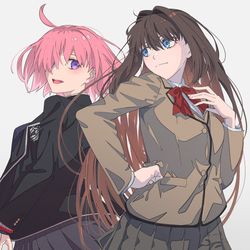 This is a pixiv picture whose title is マシュ青子.