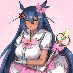 This is a pixiv picture whose title is ヒシアマゾン　魔法少女.