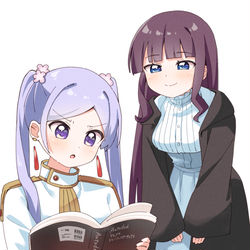 This is a pixiv picture whose title is 青葉とひふみ。.