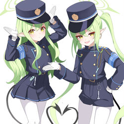 This is a pixiv picture whose title is 铁道双子.