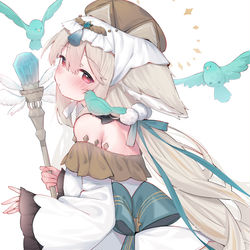 This is a pixiv picture whose title is 4月のskeb.