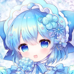This is a pixiv picture whose title is チルノ.