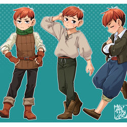 This is a pixiv picture whose title is 立ちチャック.