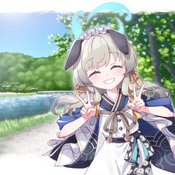 This is a pixiv picture whose title is ウミカと嵐山の思い出.
