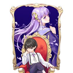 This is a pixiv picture whose title is やがて黒幕へと至る最適解.