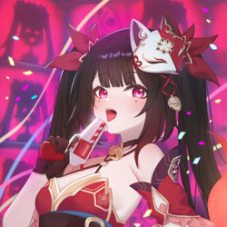 This is a pixiv picture whose title is 我~就~是~欢~愉~.