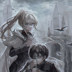 This is a pixiv picture whose title is commission.