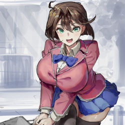 This is a pixiv picture whose title is 杏子.