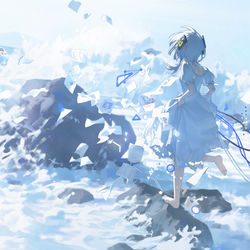 This is a pixiv picture whose title is 波よ、攫え.