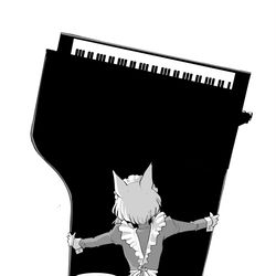 This is a pixiv picture whose title is 「ただいまお持ちします」.