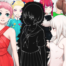 This is a pixiv picture whose title is in my dark.