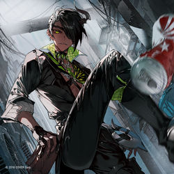This is a pixiv picture whose title is Faker Faker.