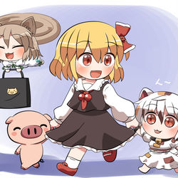 This is a pixiv picture whose title is みんなでおでかけ.