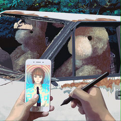 This is a pixiv picture whose title is Auto Theft Rabbit.