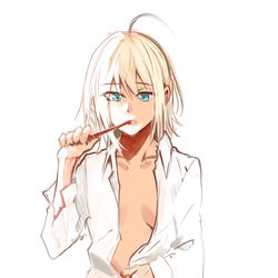 This is a pixiv picture whose title is 朝レナ.