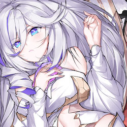This is a pixiv picture whose title is 羽兔上线的第一图.