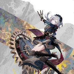 This is a pixiv picture whose title is 咲夜.