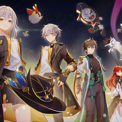 This is a pixiv picture whose title is 一周年.