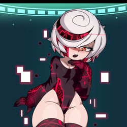 This is a pixiv picture whose title is Sage (Sonic Frontiers) leotard c.